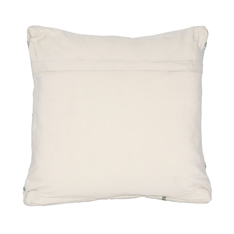 Ashma - Outdoor Pillow - Seafoam Green And Ivory