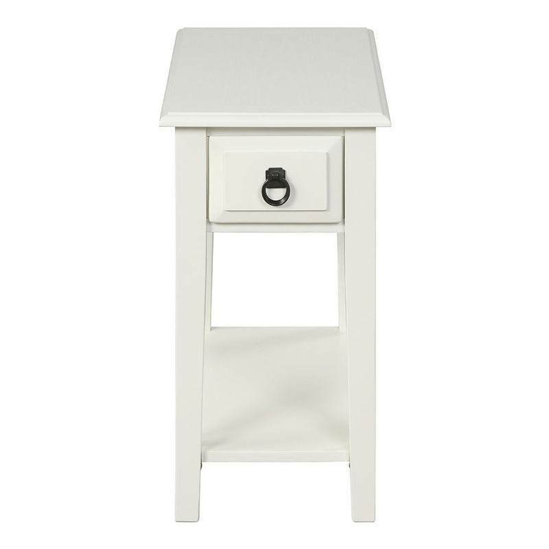 Jeana - Accent Table - White - R&R Furniture Gallery (Fountain Valley, CA)