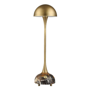 Hard Hat - Rechargeable Mini Lamp - Brass / Brown