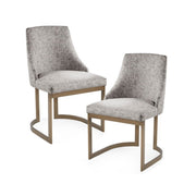 Contemporary Modern Accent Dining Chairs (Set of 2) - R&R Furniture Gallery (Fountain Valley, CA)
