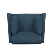 Luminate - Upholstered Fabric Club Chair With Tapered Legs And 2 Accent Pillows - R&R Furniture Gallery (Fountain Valley, CA)