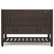 Connaught - Entryway Storage Bench With Shelf - Chestnut - R&R Furniture Gallery (Fountain Valley, CA)