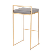 Lumi Source Fuji contemporary glam barstool with quality construction, featuring a sleek design and sturdy frame for modern interiors.