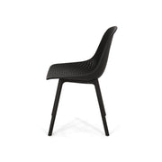 Pair of Noble House Posey Chairs, stylish chair sets with cushioned seats and wooden legs, perfect for dining or living spaces.