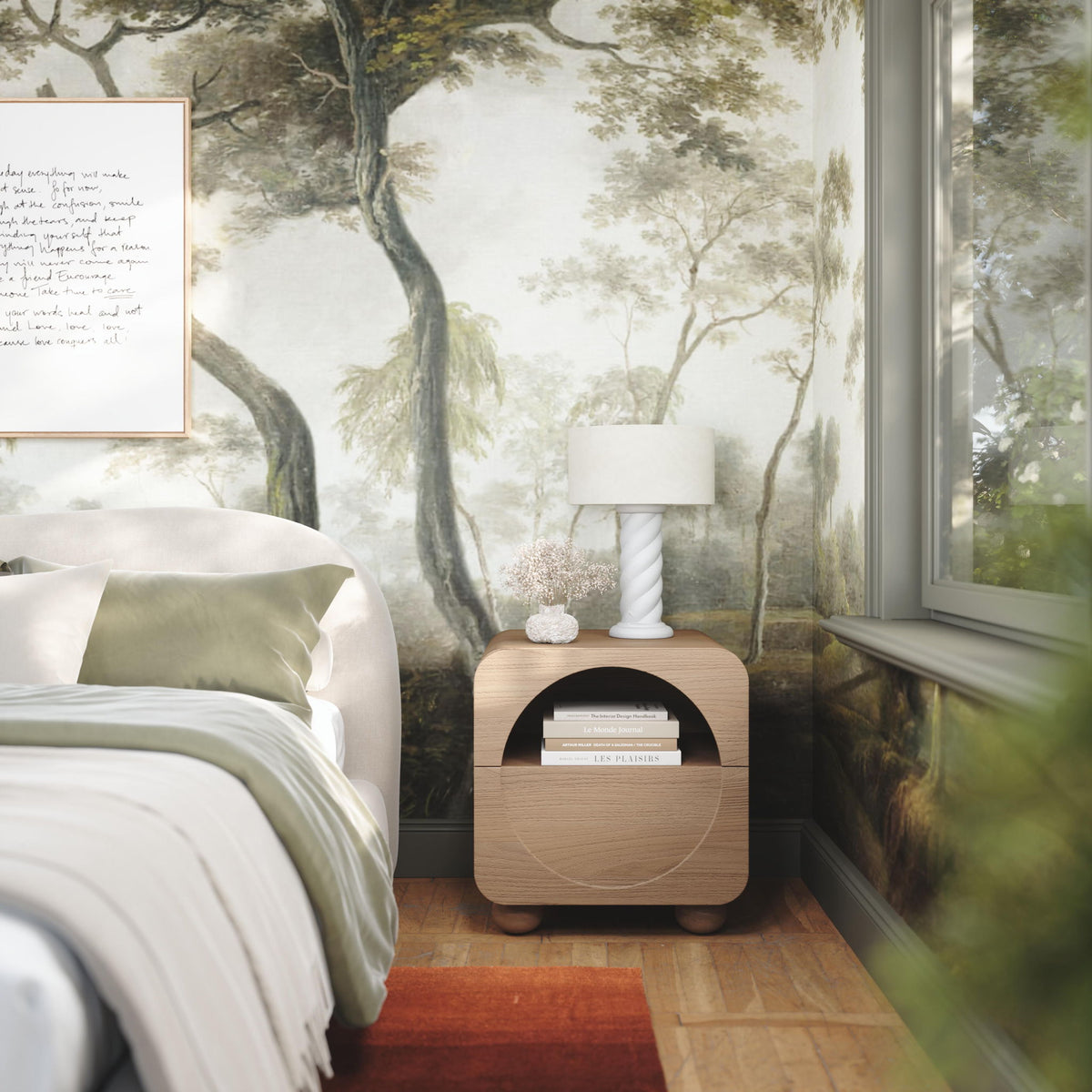 Moonrise - Ash Nightstand - Natural - R&R Furniture Gallery (Fountain Valley, CA)