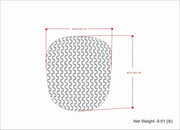 Wynne - Round Knitted Outdoor / Indoor Pouf - Orange - R&R Furniture Gallery (Fountain Valley, CA)