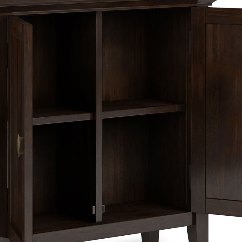 Redmond - Low Storage Cabinet - Brunette Brown - R&R Furniture Gallery (Fountain Valley, CA)