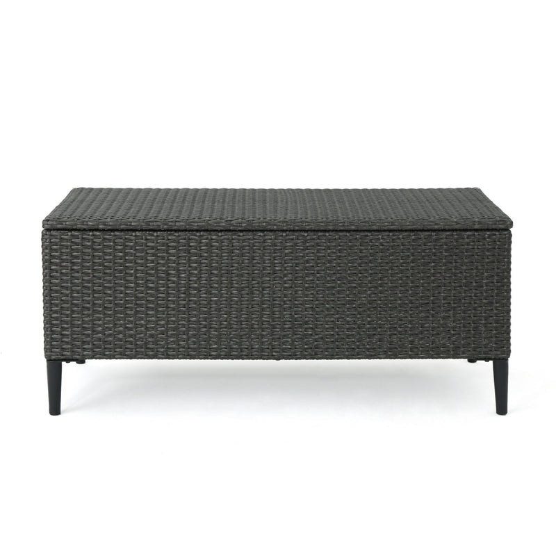 Rupert - Storage Unit Resin Wicker Outdoor - R&R Furniture Gallery (Fountain Valley, CA)