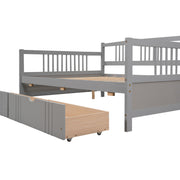 Modern DreamHaus multifunctional daybed with built-in storage drawers and sleek design, ideal for stylish bedroom spaces.