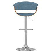 Sheldon - Upholstered Adjustable Swivel Bar Stool - R&R Furniture Gallery (Fountain Valley, CA)
