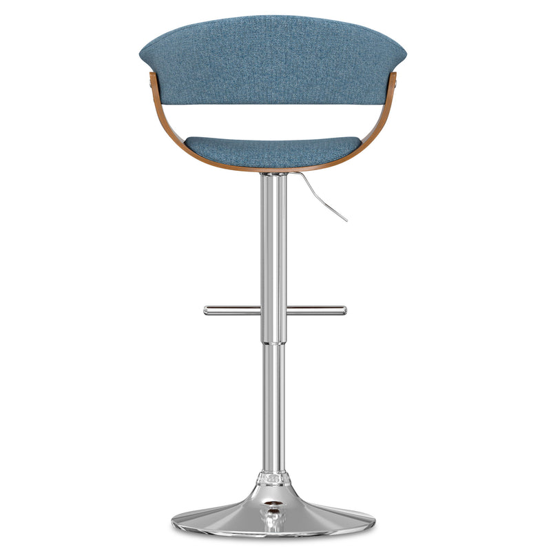 Sheldon - Upholstered Adjustable Swivel Bar Stool - R&R Furniture Gallery (Fountain Valley, CA)