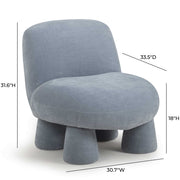 Stomp - Upcycled Chenille Accent Chair - R&R Furniture Gallery (Fountain Valley, CA)