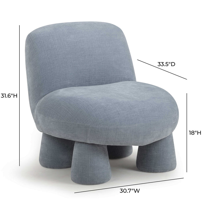 Stomp - Upcycled Chenille Accent Chair - R&R Furniture Gallery (Fountain Valley, CA)