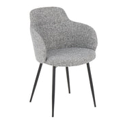Lumi Source Boyne Industrial Side Chair featuring a sleek metal frame and modern design suitable for contemporary interiors.