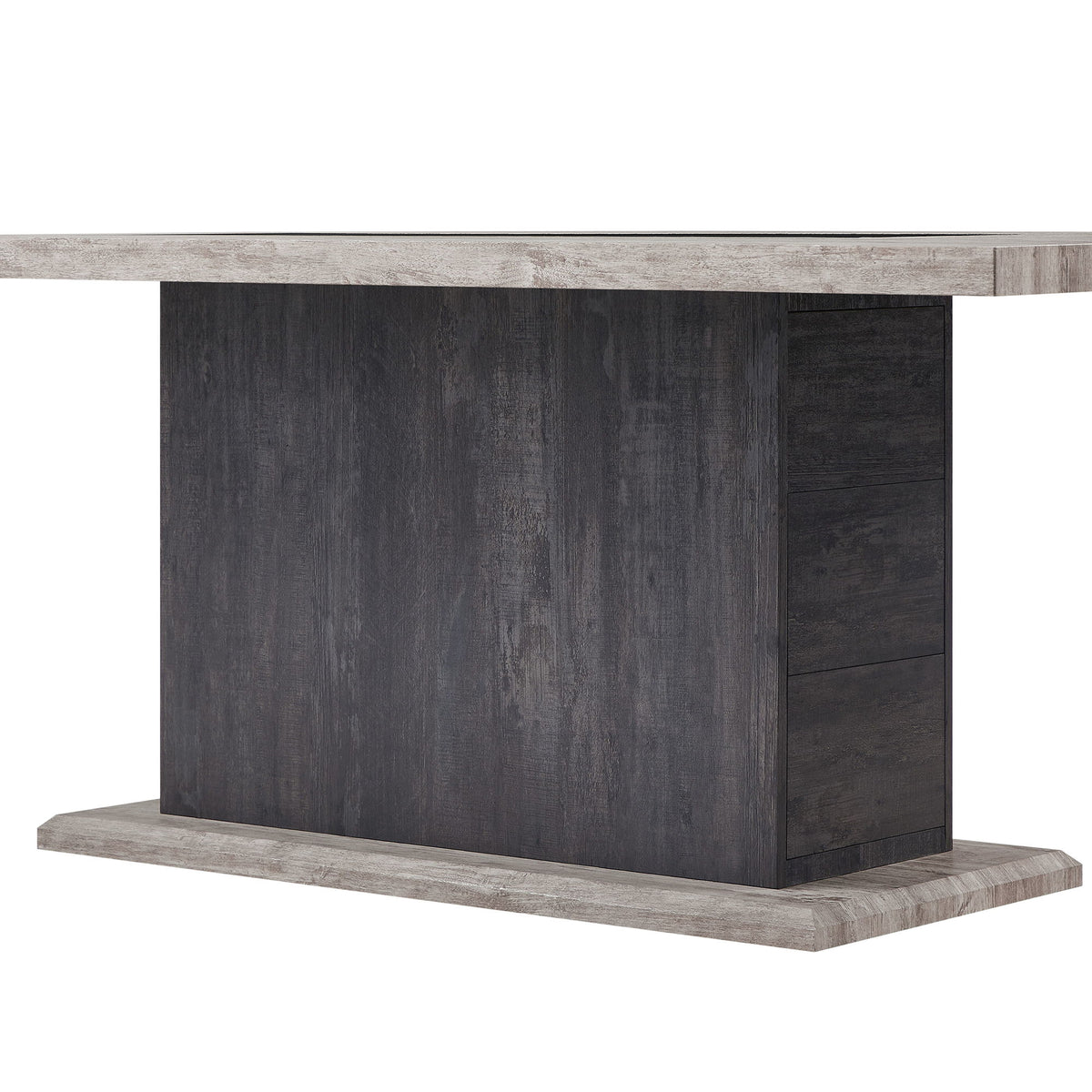 Dining Table, Fits Up To 6 People - Gray
