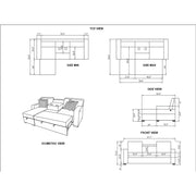 Ford - Reversible Pull Out Sofa Bed - Light Gray - R&R Furniture Gallery (Fountain Valley, CA)