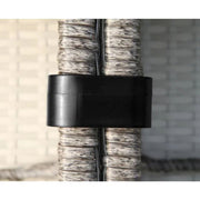 Modern Patio Rattan Sectional Set With Cushions - R&R Furniture Gallery (Fountain Valley, CA)