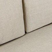 Livia - Teak Outdoor Sofa - Taupe - R&R Furniture Gallery (Fountain Valley, CA)