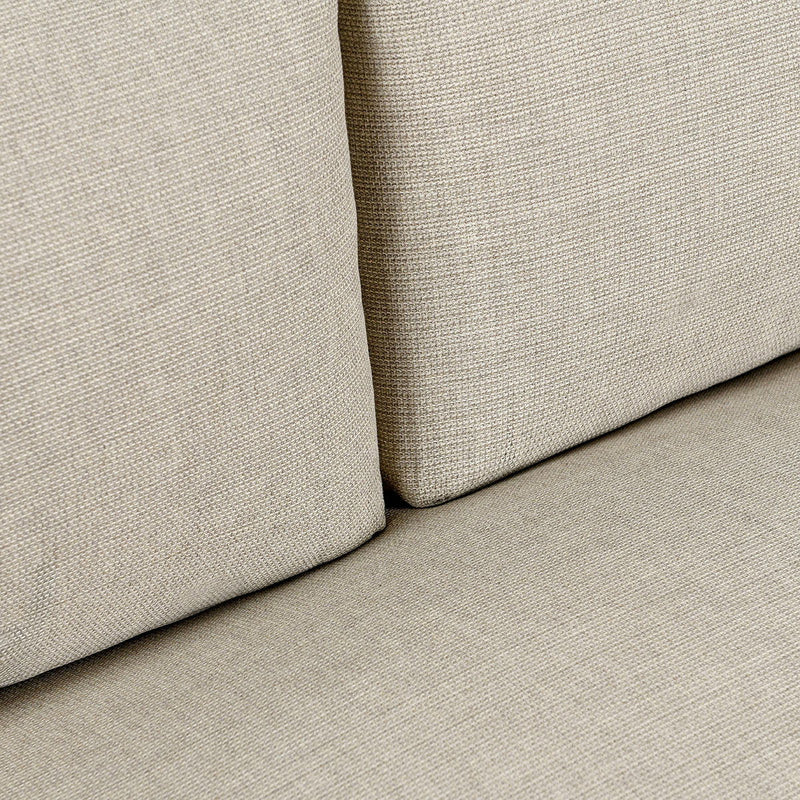 Livia - Teak Outdoor Sofa - Taupe - R&R Furniture Gallery (Fountain Valley, CA)
