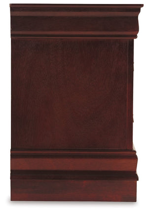 Alisdair - Two Drawer Night Stand - Reddish Brown - R&R Furniture Gallery (Fountain Valley, CA)