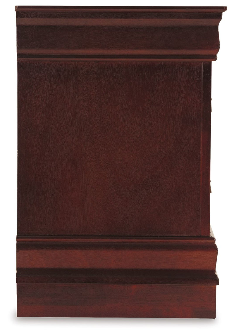 Alisdair - Two Drawer Night Stand - Reddish Brown - R&R Furniture Gallery (Fountain Valley, CA)