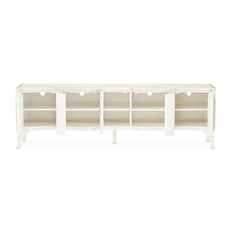 La Marisia - Media Cabinet - Creamy Pearl - R&R Furniture Gallery (Fountain Valley, CA)