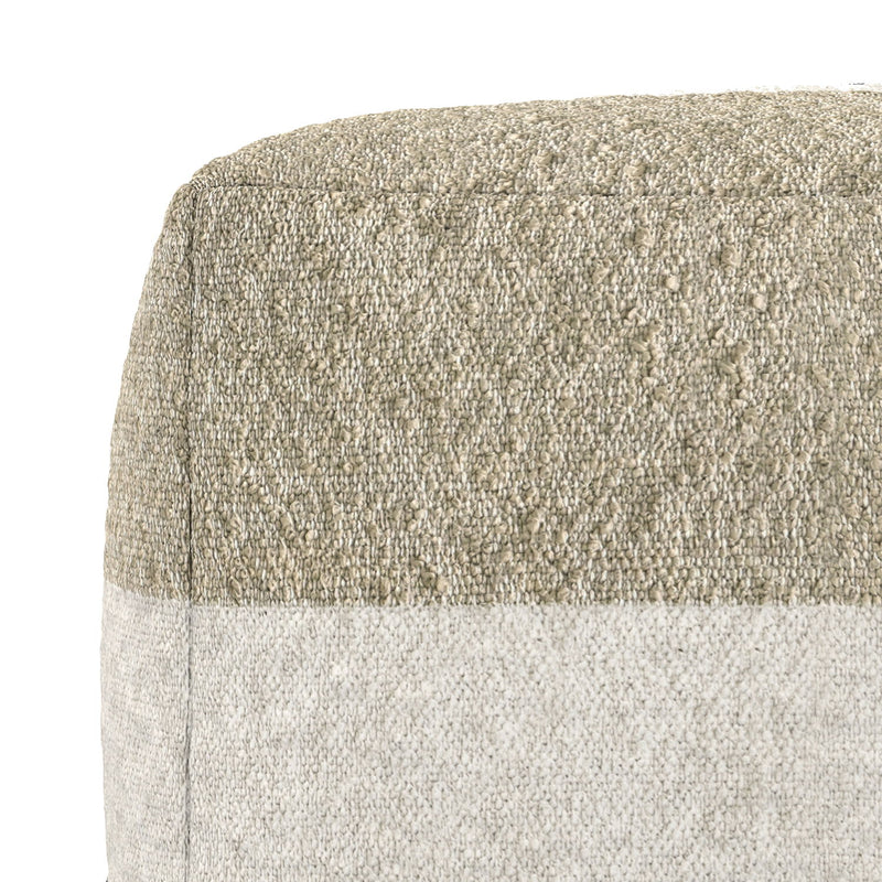 Clay - Square Pouf, Upholstered - R&R Furniture Gallery (Fountain Valley, CA)