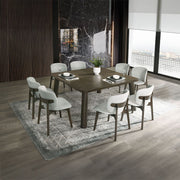 Mallin - Dining Table - Walnut - R&R Furniture Gallery (Fountain Valley, CA)