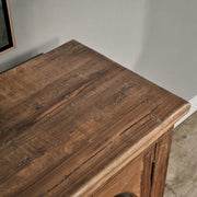 Zion - Wood 4 Door Cabinet - Natural - R&R Furniture Gallery (Fountain Valley, CA)