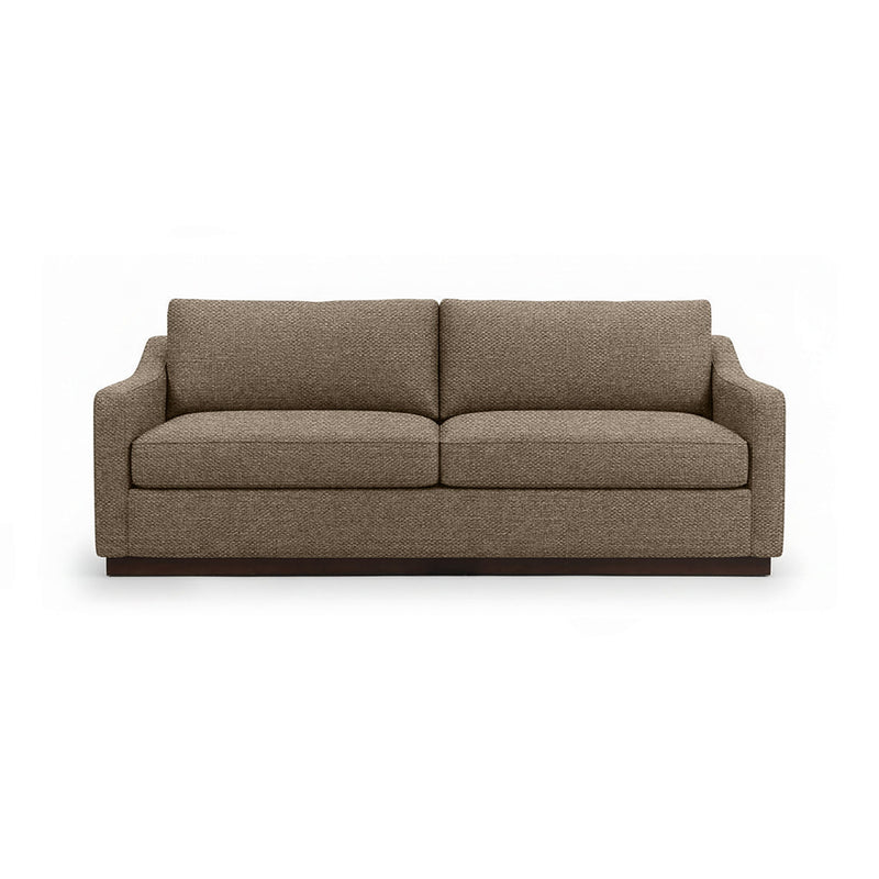 Classic Home Aspen stationary sofa with plush cushions and modern design, shown in a cozy living room setting.