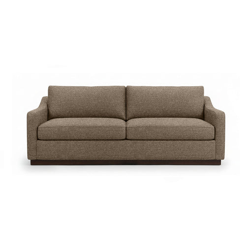 Classic Home Aspen stationary sofa with plush cushions and modern design, shown in a cozy living room setting.