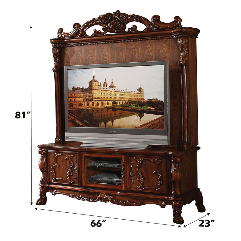 Dresden - 81" Entertainment Center - Cherry Oak - R&R Furniture Gallery (Fountain Valley, CA)