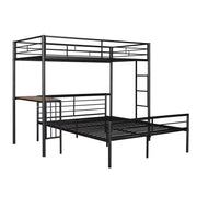 Bunk Bed With Desk, Ladder And Quality Slats For Bedroom - R&R Furniture Gallery (Fountain Valley, CA)