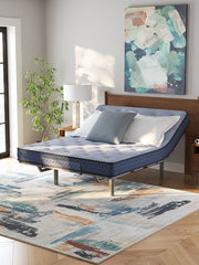 Sierra Sleep® by Ashley Peak 2.0 Bonnell hybrid mattress showing plush fabric cover and supportive structure.