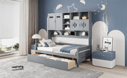 Daybed With All-In-One Cabinet And Shelf - R&R Furniture Gallery (Fountain Valley, CA)