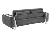 1051 - Contemporary Velvet Sofa - R&R Furniture Gallery (Fountain Valley, CA)