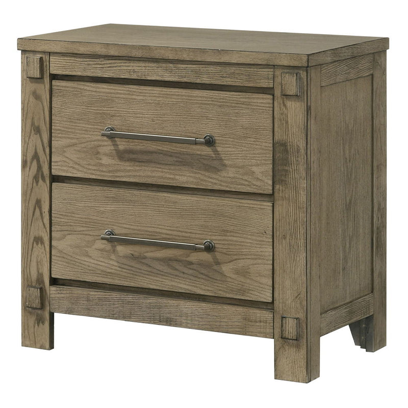 Colton - Nightstand - Antique White Oak - R&R Furniture Gallery (Fountain Valley, CA)
