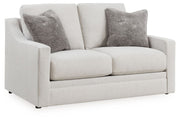 Maitelynn - Loveseat - Chalk - R&R Furniture Gallery (Fountain Valley, CA)