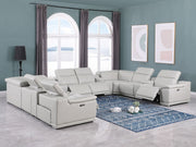 9762 - 12-Piece U-Shaped Sectional Sofa With 4 Power Recliners - R&R Furniture Gallery (Fountain Valley, CA)