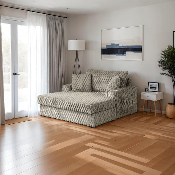 Ferryhill - 2-Arm Chaise, Light Brown