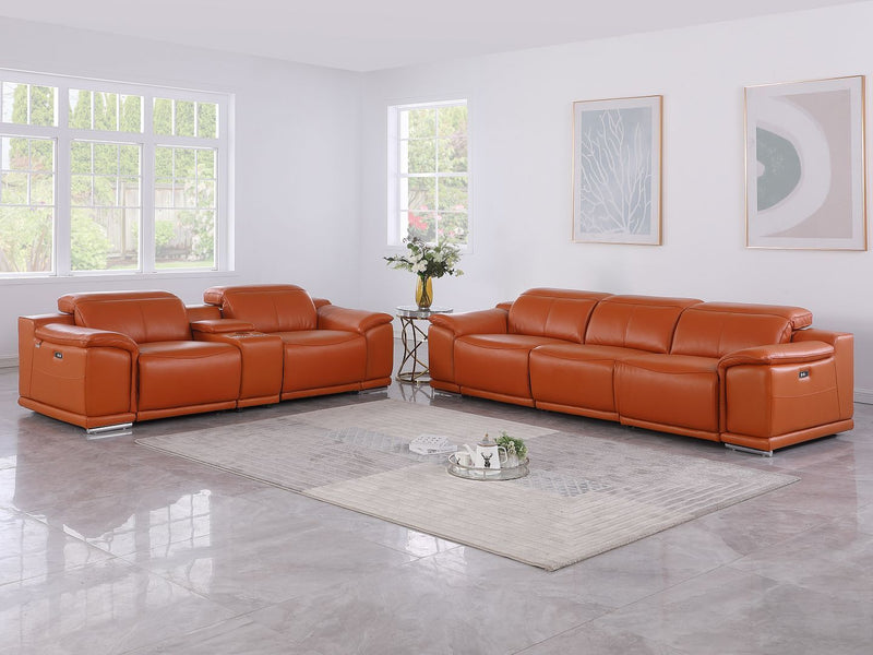 9762 - 6-Piece Modular Power Reclining Sofa And Console Loveseat Set With 5 Power Recliners In - R&R Furniture Gallery (Fountain Valley, CA)