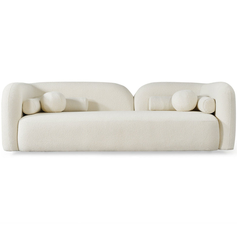 Donna - Japandi Design Boucle Sofa - R&R Furniture Gallery (Fountain Valley, CA)
