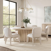 Danson - Upholstered Dining Chair - Fallow Ivory - R&R Furniture Gallery (Fountain Valley, CA)