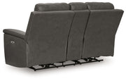 Bleckley - Power Reclining Loveseat With Console / Adjustable Headrest - R&R Furniture Gallery (Fountain Valley, CA)