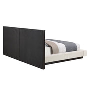 Clayten - Queen Bed - Beige / Espresso - R&R Furniture Gallery (Fountain Valley, CA)