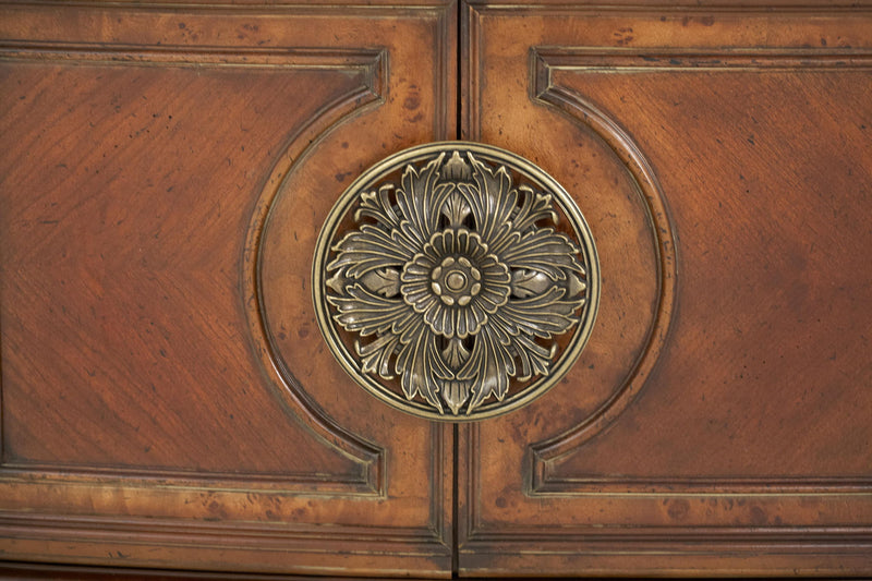 Villa Valencia - China Buffet Cabinet - Classic Chestnut - R&R Furniture Gallery (Fountain Valley, CA)