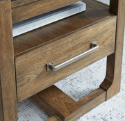 Cabalynn - Square End Table - Light Brown - R&R Furniture Gallery (Fountain Valley, CA)