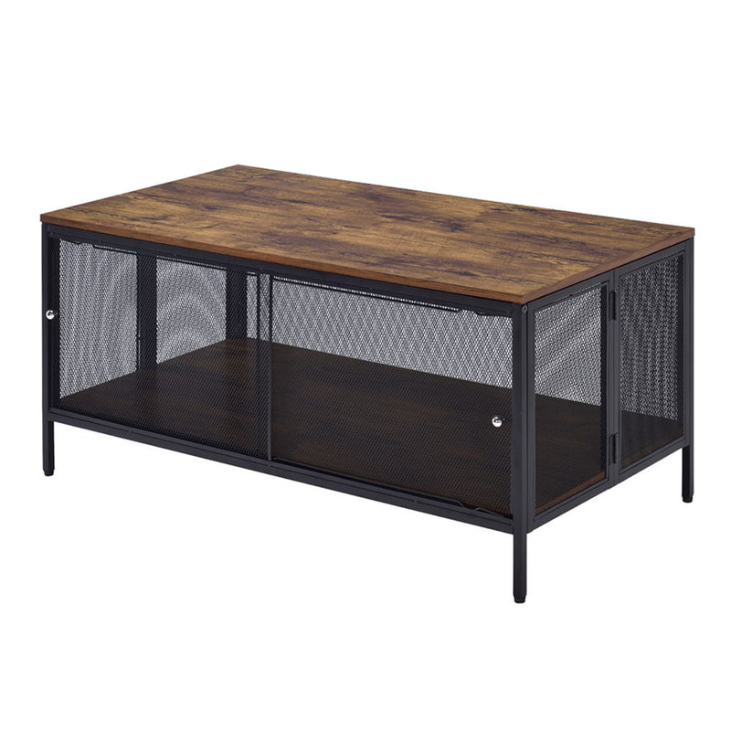 Winam - Coffee Table - Antique Oak & Black - R&R Furniture Gallery (Fountain Valley, CA)