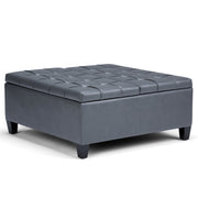 Harrison - Upholstered Coffee Table Storage Ottoman - R&R Furniture Gallery (Fountain Valley, CA)