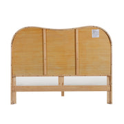 Grappa - Wood & Rattan Bed - R&R Furniture Gallery (Fountain Valley, CA)